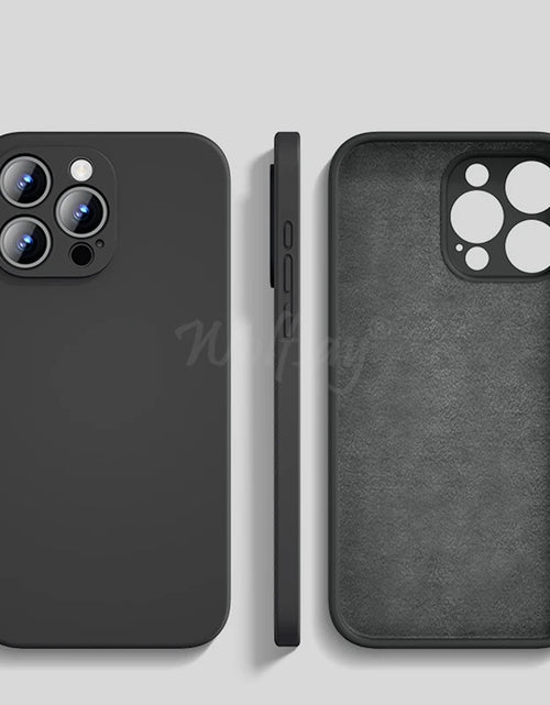 Load image into Gallery viewer, For Iphone 16 Pro Max Case Liquid Silicone Original Plain Rubber TPU Protect Case for Iphone 16 15 Pro Max Cover TPU Shockproof
