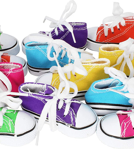 Pk12 Mini Sneakers 3" Long by 1.50" High by 1.25" Wide Parrot Foot Talon Cage Toy, Senegal, Ringneck, Pionus, and Similar