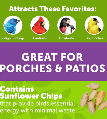 Ultimate 6 Lb. Waste Free Nut and Fruit Bird Seed Food Blend