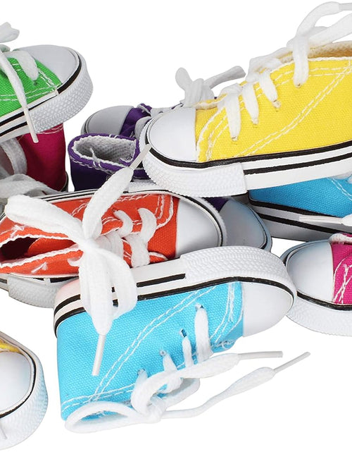 Load image into Gallery viewer, Pk12 Mini Sneakers 3" Long by 1.50" High by 1.25" Wide Parrot Foot Talon Cage Toy, Senegal, Ringneck, Pionus, and Similar
