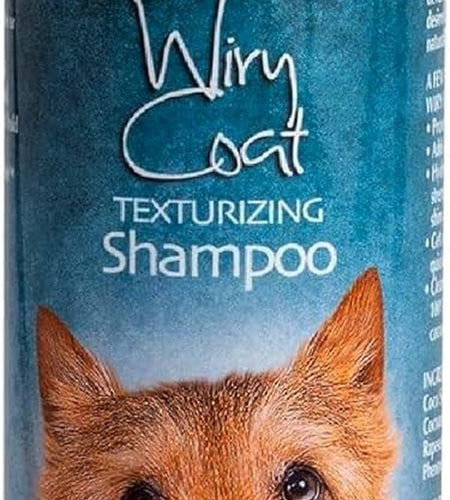Wiry Coat Dog Shampoo – Tearless, Dog Bathing Supplies, Puppy Wash, Cat & Dog Grooming Supplies, Cruelty-Free, Made in USA, Texturizing Shampoo, Dog Products – 12 Fl Oz 1-Pack