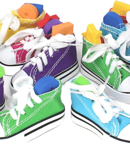 Pk12 Mini Sneakers 3" Long by 1.50" High by 1.25" Wide Parrot Foot Talon Cage Toy, Senegal, Ringneck, Pionus, and Similar