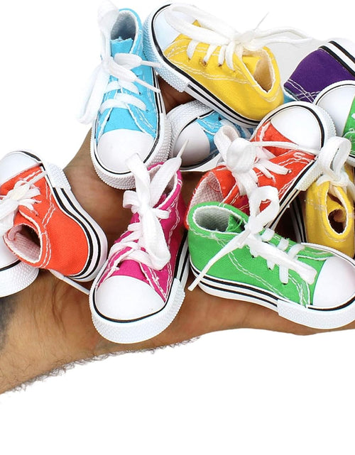 Load image into Gallery viewer, Pk12 Mini Sneakers 3" Long by 1.50" High by 1.25" Wide Parrot Foot Talon Cage Toy, Senegal, Ringneck, Pionus, and Similar
